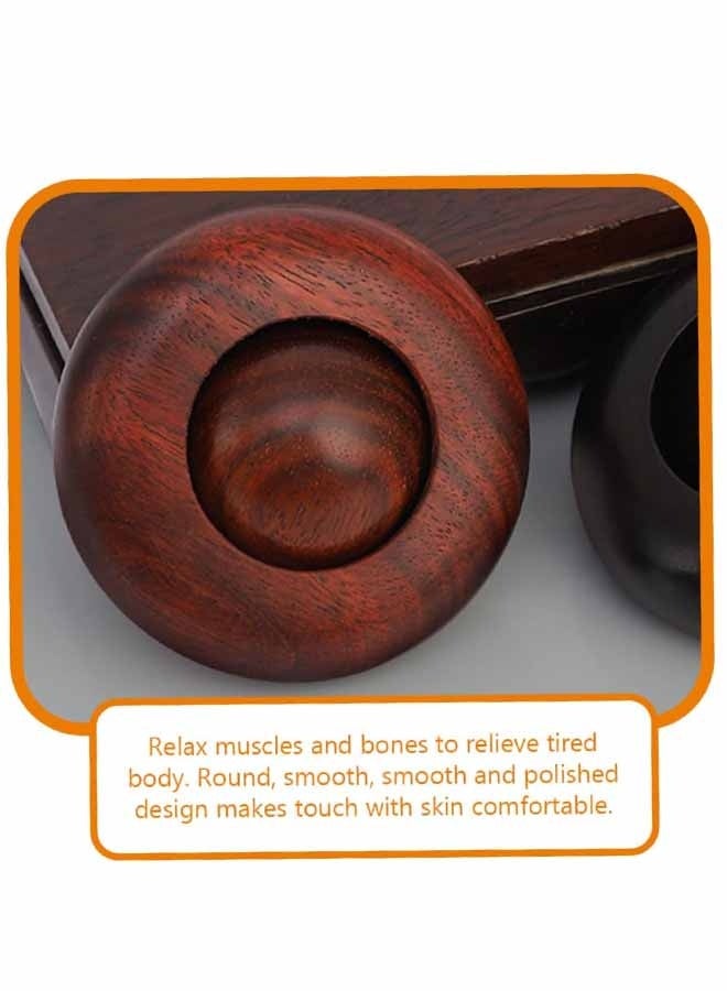 كرات خشبية للتدليك، مدلك يدوي خارجي، كرة تدريب محمولة - Image 5